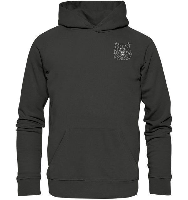 Bär weiß - Premium Hoodie Unisex Hoodies Tier-Shirts.com Charcoal S