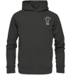 Giraffe weiß - Premium Hoodie Unisex Hoodies Tier-Shirts.com Charcoal S