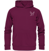 Papagei weiß - Premium Unisex Hoodie Hoodies Tier-Shirts.com Burgund S