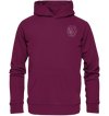 Löwe weiß - Premium Hoodie Unisex Hoodies Tier-Shirts.com Burgund S