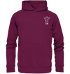 Giraffe weiß - Premium Hoodie Unisex Hoodies Tier-Shirts.com Burgund S