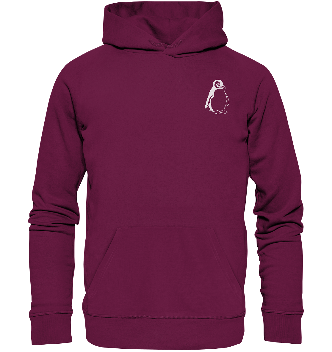 Pinguin weiß - Premium Hoodie Unisex