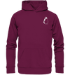 Pinguin weiß - Premium Hoodie Unisex Hoodies Tier-Shirts.com Burgund S