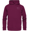 Schnauzer weiß - Premium Hoodie Unisex Hoodies Tier-Shirts.com Burgund S