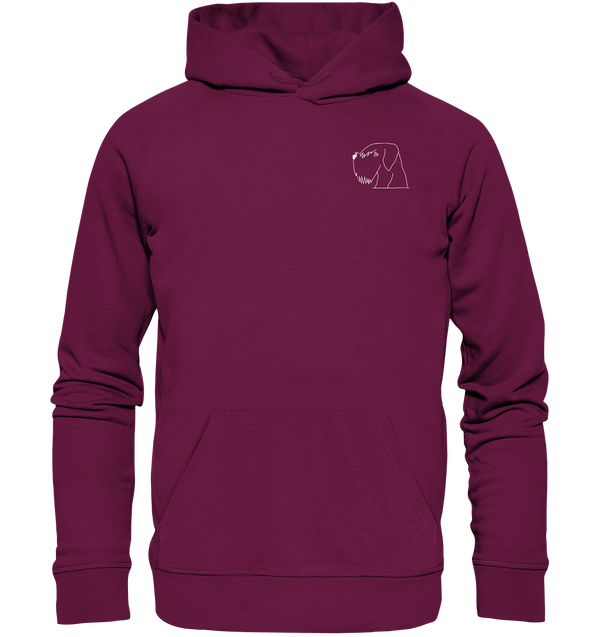 Schnauzer weiß - Premium Hoodie Unisex Hoodies Tier-Shirts.com Burgund S