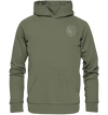 Löwe weiß - Premium Hoodie Unisex Hoodies Tier-Shirts.com Classic Olive S