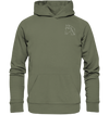 Pferd weiß - Premium Hoodie Unisex Hoodies Tier-Shirts.com Classic Olive S