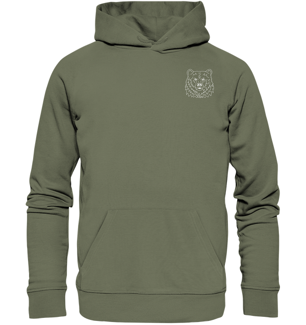 Bär weiß - Premium Hoodie Unisex Hoodies Tier-Shirts.com Classic Olive S