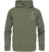 Hase weiß - Premium Hoodie Unisex Hoodies Tier-Shirts.com Classic Olive S