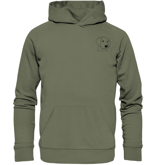 Hund Schlappohr - Premium Hoodie Unisex Hoodies Tier-Shirts.com Classic Olive S