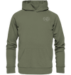 Löwenpaar weiß - Premium Hoodie Unisex Hoodies Tier-Shirts.com Classic Olive S