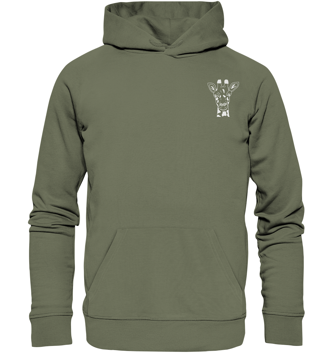 Giraffe weiß - Premium Hoodie Unisex