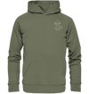 Affenbaby weiß - Premium Hoodie Unisex Hoodies Tier-Shirts.com Classic Olive S