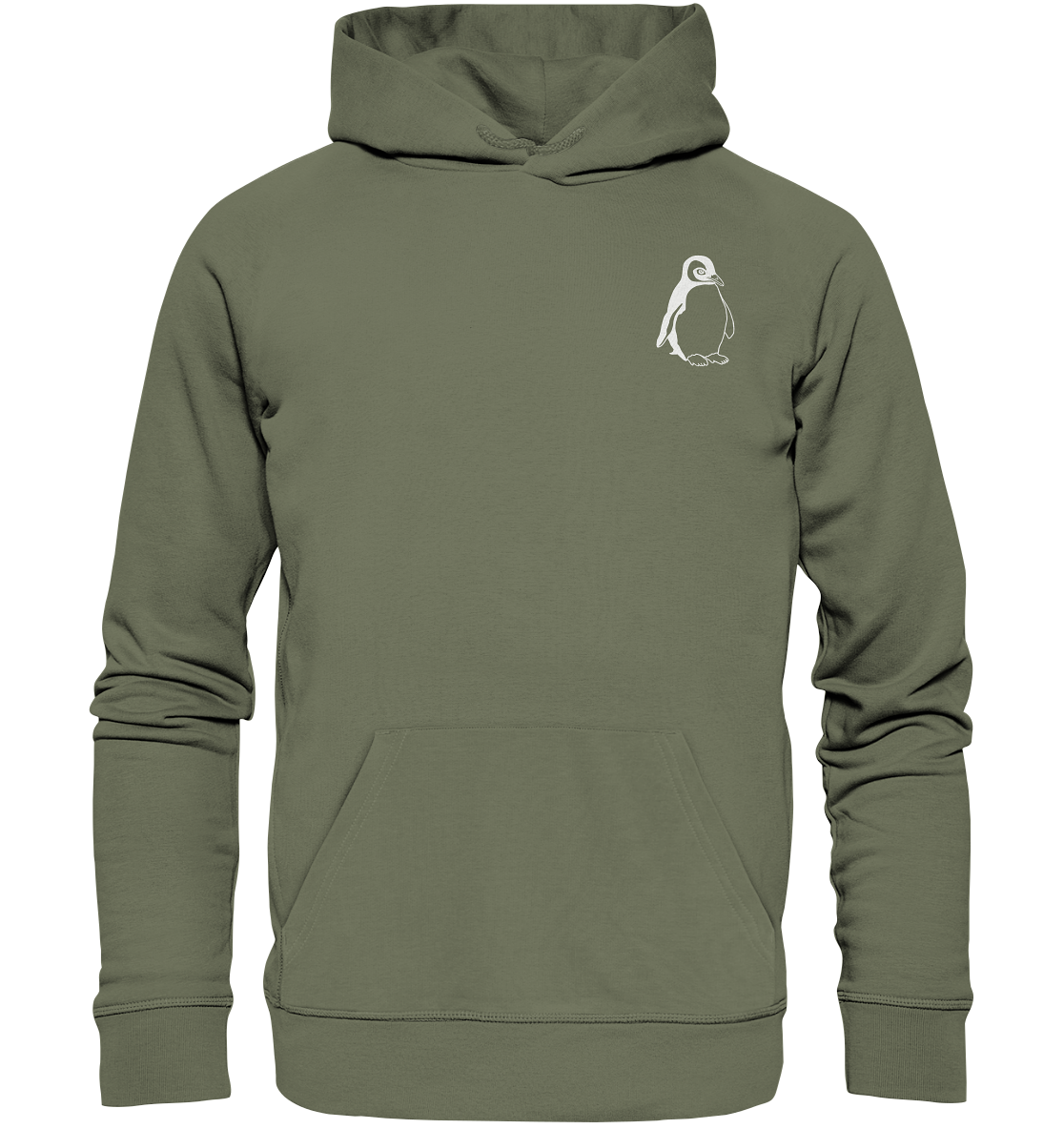 Pinguin weiß - Premium Hoodie Unisex