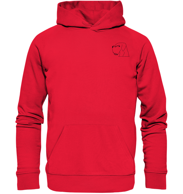 Schnauzer schwarz - Premium Hoodie Unisex Hoodies Tier-Shirts.com Rot S