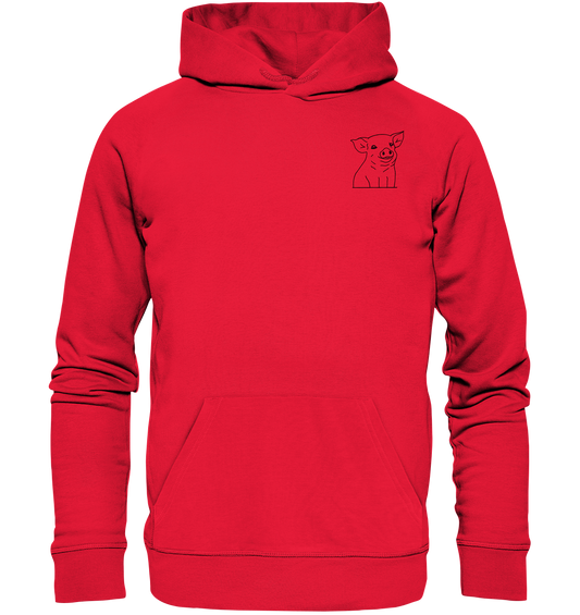 Ferkel schwarz - Premium Hoodie  Unisex