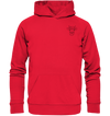 Kuh schwarz - Premium Hoodie Unisex Hoodies Tier-Shirts.com Rot S