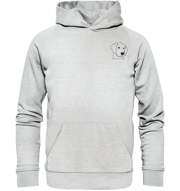 Hund Schlappohr - Premium Hoodie Unisex Hoodies Tier-Shirts.com Heather Grey (meliert) S