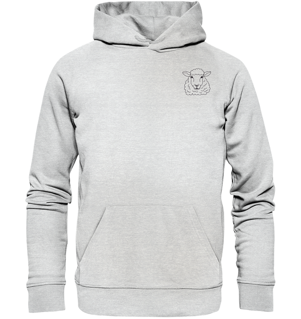 Schaf schwarz - Premium Hoodie Unisex Hoodies Tier-Shirts.com Heather Grey (meliert) S