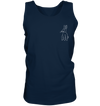 Hase weiß - Tank-Top Unisex Tank-Tops Tier-Shirts.com Navy S