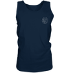 Löwe weiß - Tank-Top Unisex Tank-Tops Tier-Shirts.com Navy S