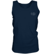 Löwenpaar weiß - Tank-Top Unisex Tank-Tops Tier-Shirts.com Navy S