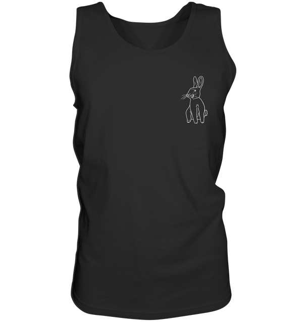 Hase weiß - Tank-Top Unisex Tank-Tops Tier-Shirts.com Black S