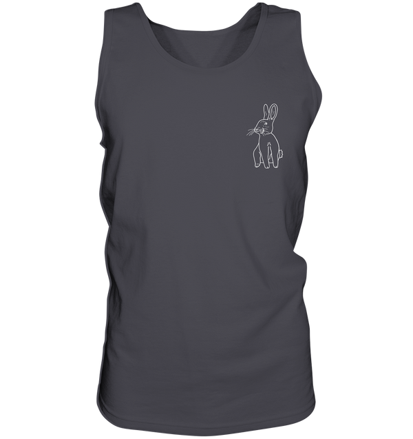 Hase weiß - Tank-Top Unisex Tank-Tops Tier-Shirts.com Charcoal S