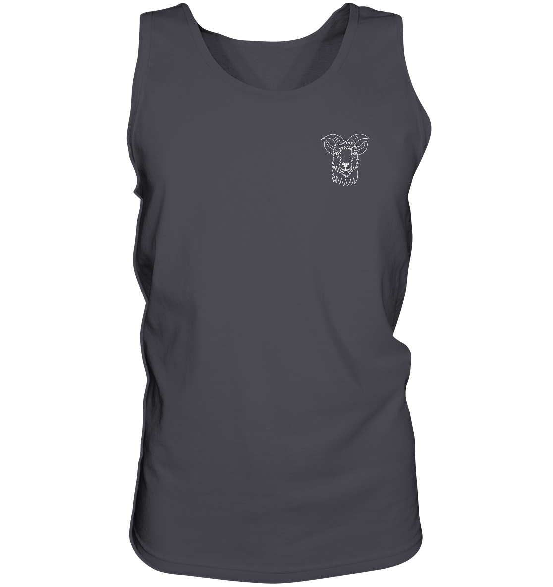 Ziege weiß - Tank-Top Unisex