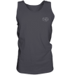 Löwenpaar weiß - Tank-Top Unisex Tank-Tops Tier-Shirts.com Charcoal S