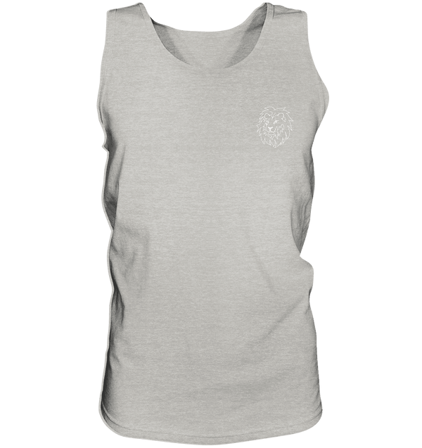 Löwe weiß - Tank-Top Unisex Tank-Tops Tier-Shirts.com Sport Grey (meliert) S