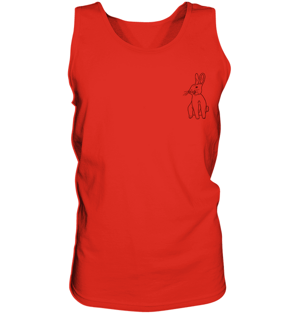 Hase - Tank-Top Unisex Tank-Tops Tier-Shirts.com Red S