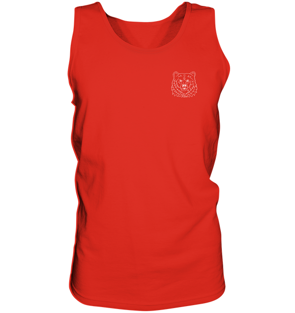 Bär weiß - Tank-Top Unisex Tank-Tops Tier-Shirts.com Red S