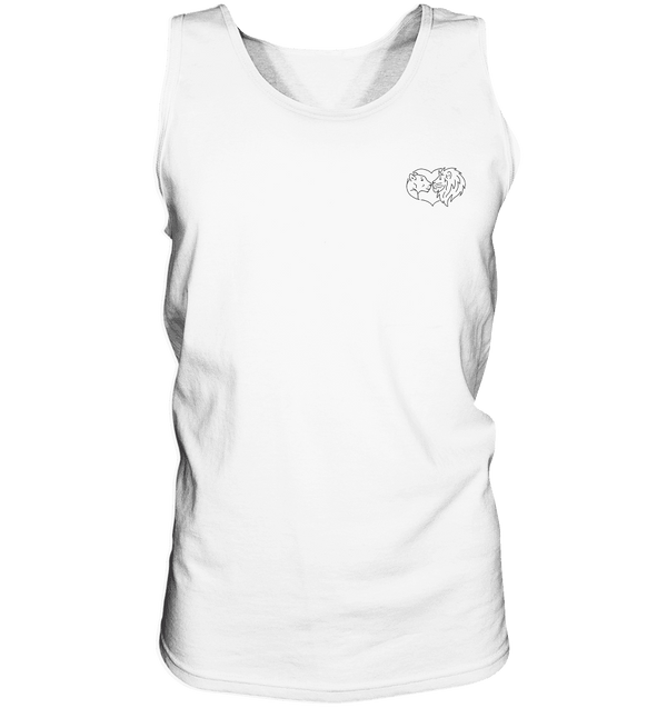 Löwenpaar - Tank-Top Unisex Tank-Tops Tier-Shirts.com White S